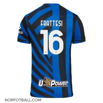 Billige Fotballdrakt Inter Milan Davide Frattesi #16 Replika Hjemmedrakt 2024-25 Kortermet